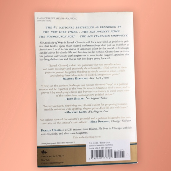 Barack Obama’s Book The Audacity of Hope - Picture 2 of 2